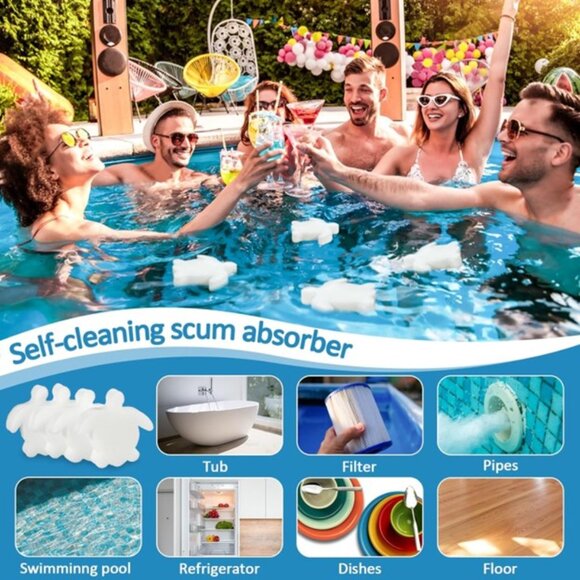 MaqiIhan Custom Official Other - 12 Pool Sponge Oil Absorber Sponge Turtles